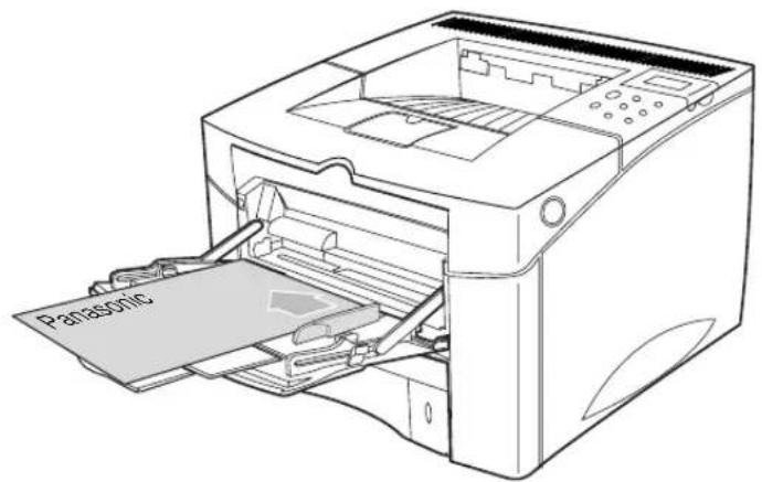 PANASONIC KXP7500 - Impression avec alimentation manuelle à partir du bac tout usage - 1