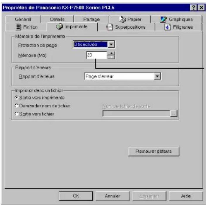 PANASONIC KXP7500 - Installation d'un module SIMM DRAM - 5