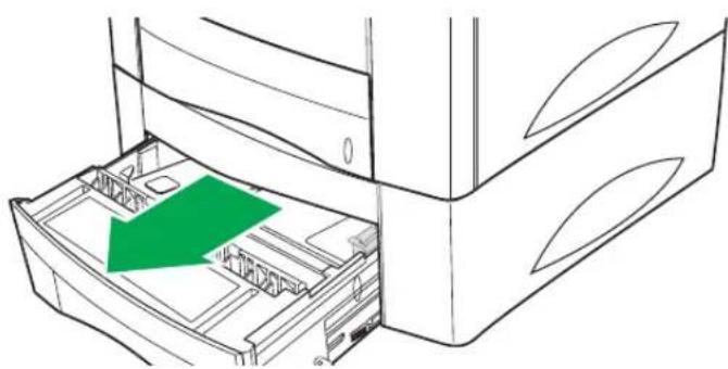PANASONIC KXP7500 - Chargement du d'enveloppes dans la cassette OPT: - 1
