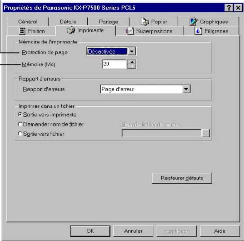 PANASONIC KXP7500 - Memoire - 1