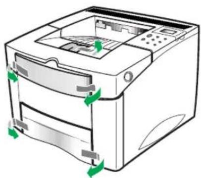 PANASONIC KXP7500 - Préparation de l'imprimante - 1
