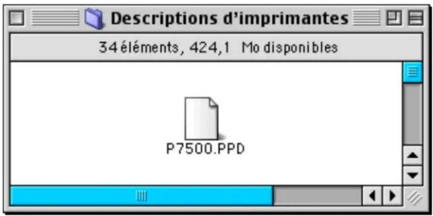 PANASONIC KXP7500 - Installation du pilote d'imprimante PostScript - 1