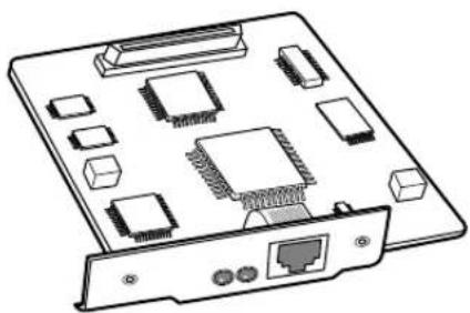 PANASONIC KXP7500 - Installation d'une carte de réseau pour Ethernet - 1