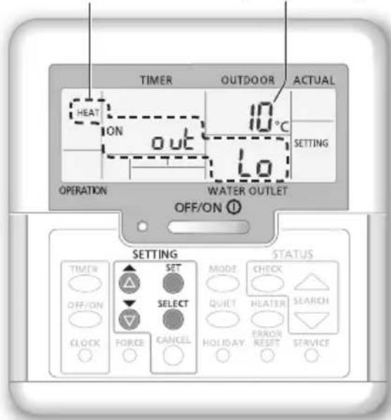 System temperature setting 1