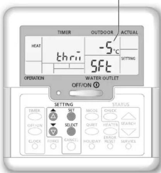 Décalage de la température de l'eau 2