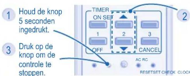 PANASONIC CUE9HKEA - De unit stopt en de timer indicator fl ikkert. - 1