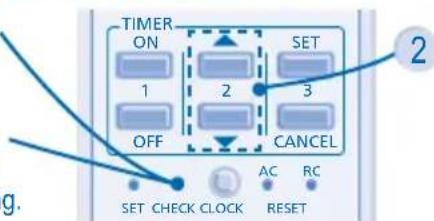 PANASONIC CSXE15NKE3 - The unit stops and the TIMER indicator blinks. - 1