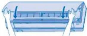 PANASONIC CSXE15NKE3 - Fermeture du panneau avant - 1