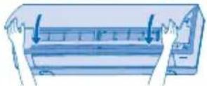 PANASONIC CSXE15NKE3 - Maak het frontpaneel dicht - 1