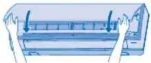 PANASONIC CSXE15NKE3 - Chiudere il pannello anteriore - 1