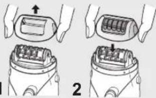PANASONIC ESWS24 - Attach the gentle cap [B]. - 1