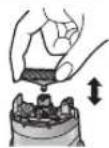 PANASONIC ESWS14 - Substituir a lamina interior - 1