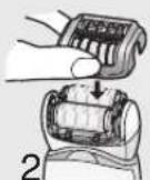 PANASONIC ESED93 - Tips for best epilation results - 2