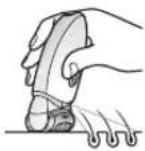 PANASONIC ESED93 - Using the bikini comb ES-ED93 / ES-ED53 - 1