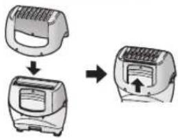 PANASONIC ESED93 - Bikinirajan kampaosan käyttö ES-ED93 / ES-ED53 - 1