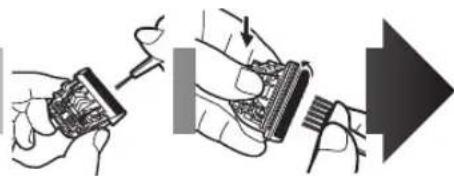 PANASONIC ER1512 - Reinigung der Klinge - 2