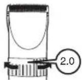 PANASONIC ER1512 - Removing and mounting the blade - 2