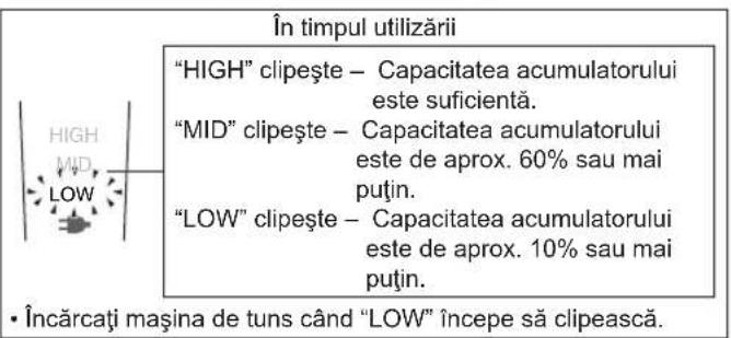 PANASONIC ER1512 - Despre afisarea LED-ului - 4