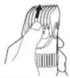 PANASONIC ER1512 - Using the comb attachments - 3