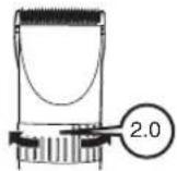 PANASONIC ER1512 - Sejmuti a pripevneni cepele - 2