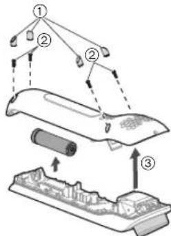 PANASONIC EHXT20 - Remove the built-in rechargeable battery before disposing of the appliance. - 1