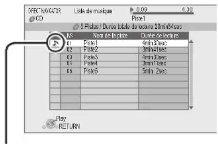 PANASONIC SCBTT755 - Appuyez sur [▲, ▼] pour sélectionner la piste et appuyez sur [OK]. - 1