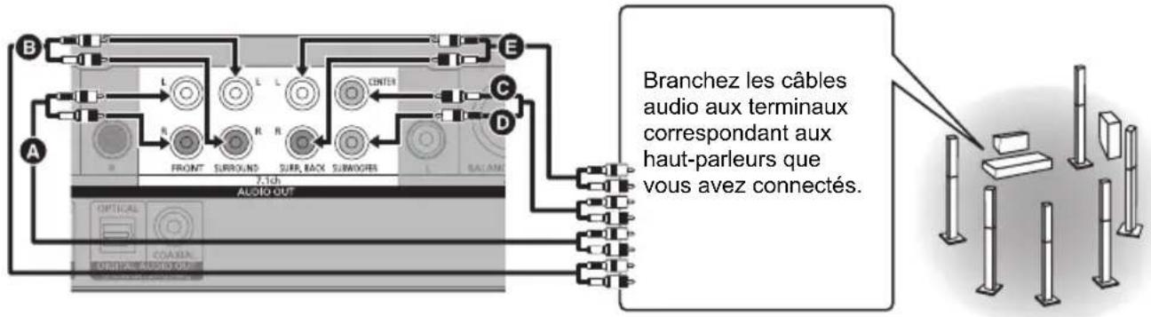 PANASONIC DPUB9004 - 7.1ch AUDIO OUT (AUDIO OUT analogique) - 1