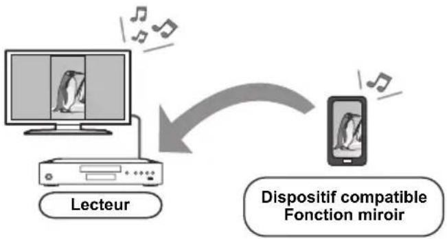 PANASONIC DPUB9004 - Utilisation de Fonction miroir - 1