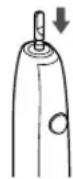 PANASONIC EWDL75 - Fissare saldamente la test all'albero dello spazzolino - 2