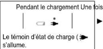 PANASONIC EWDL75 - Affichage pendant la charge - 1