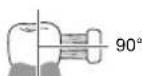 PANASONIC EWDL75 - Surface avant et surface de morsure des dents - 1