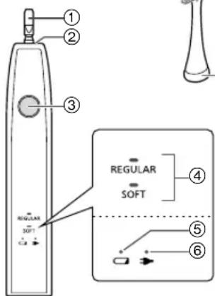 PANASONIC EWDL75 - Identifikacja Častí - 4
