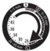 PANASONIC ERGC70 - Comb attachment [A] (1 mm to 5 mm) - 3