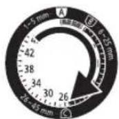 PANASONIC ERGC70 - Accessorio pettine [C] (da 26 a 45 mm) ER-GC70 - 3