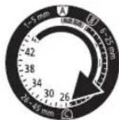 PANASONIC ERGC70 - Hrebenovy nastavec [A] (1 mm a  5 mm) - 3