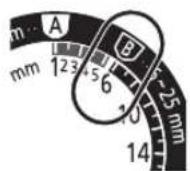 PANASONIC ERGC70 - Fesutoldalek [B] (6 mm - 25 mm) - 1