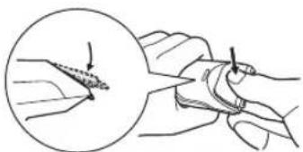 PANASONIC ERGC70 - Remounting the blade - 1