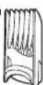 PANASONIC ERGC70 - Laitteen osat - 7