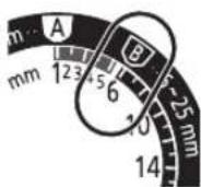 PANASONIC ERGC70 - Accessorio pettine [B] (da 6 a 25 mm) - 1