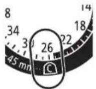 PANASONIC ERGC70 - Hrebenovy nastavec [C] (26 mm až 45 mm) ER-GC70 - 1