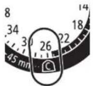 PANASONIC ERGC70 - Comb attachment [C] (26 mm to 45 mm) ER-GC70 - 1