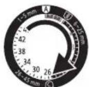PANASONIC ERGC70 - Hrebečový nástavec [A] (1 mm až 5 mm) - 3
