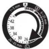 PANASONIC ERGC70 - Accesoriu pieptene [C] (de la 26 mm pana la 45 mm) ER-GC70 - 3