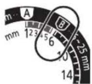 PANASONIC ERGC70 - Kammaufsatz [B] (6 mm bis 25 mm) - 1