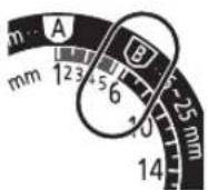 PANASONIC ERGC70 - Hrebenovy nastavec [B] (6 mm a2 25 mm) - 1