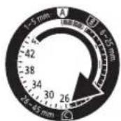 PANASONIC ERGC70 - Hrebečová nástavec [C] (26 mm až 45 mm) ER-GC70 - 3