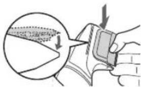 PANASONIC ERGD50 - Installation de la lame - 2