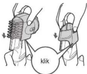 PANASONIC ERGD50 - Het opzetsluk monteren - 1