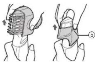 PANASONIC ERGD50 - Retrait de l'accessoire - 1