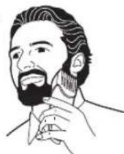 PANASONIC ER2211 - Utilisation de la tondeuse - 3